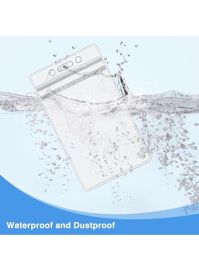 Defsedar 50 PCS Clear ID Badge Holder, Vertical Clear Plastic Name Key Card Tag Holder, Duty Vertical Clear Pvc Id Card Holder - Image 3